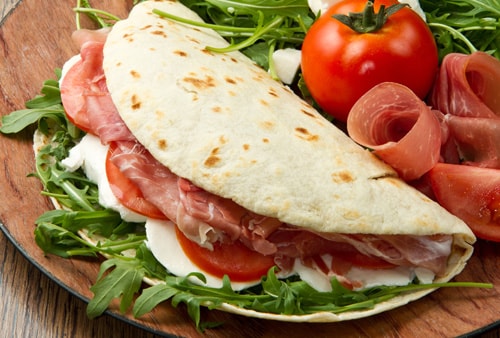 Piadina Loriana, the Piadina - Ricetta